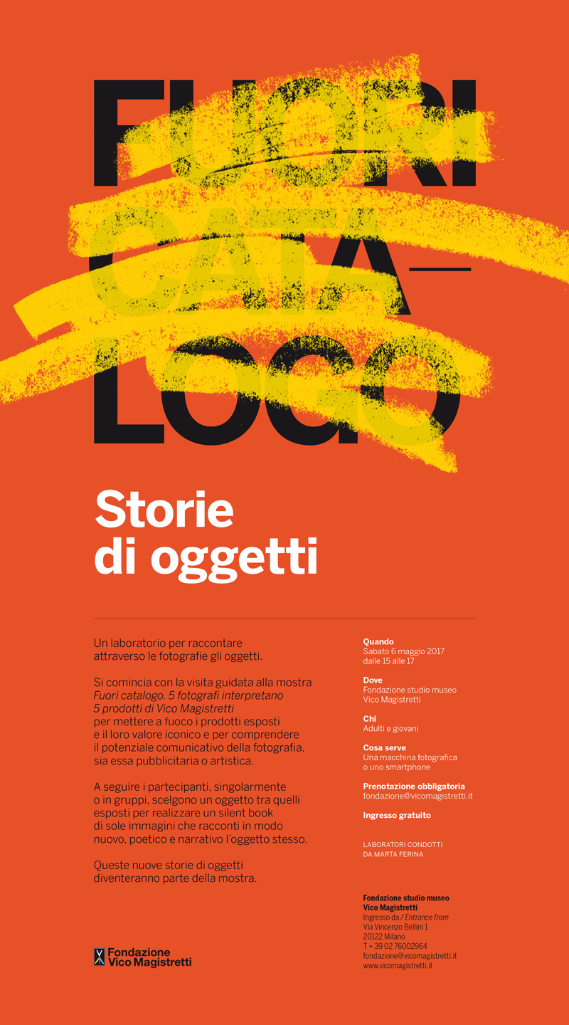 Il silent book “Design… ora te lo spiego!” alla mostra “Fuori Catalogo” della Fondazione Studio Museo Vico Magistretti